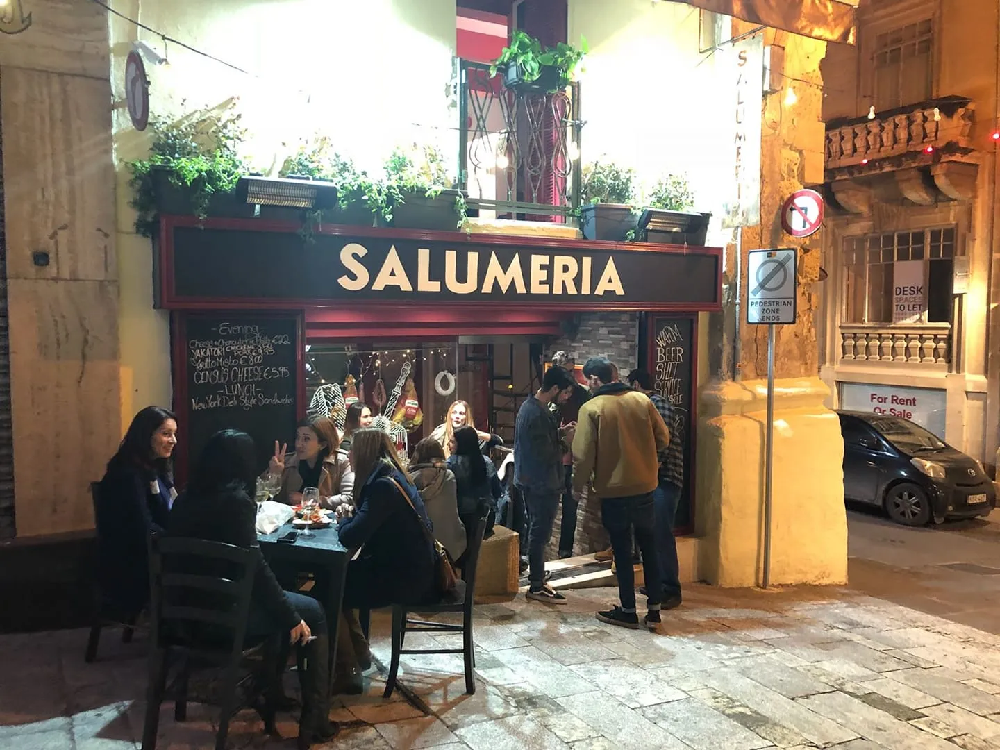 Salumeria Valletta location - front of establishment